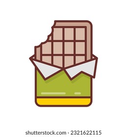 Chocolates icon in vector. Illustration