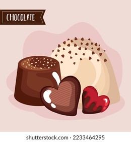 chocolates premium menu card icons