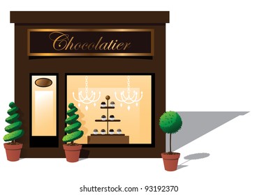 Chocolatier EPS 8 vector, grouped for easy editing. No open shapes or paths.