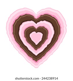Chocolaty Heart Frame