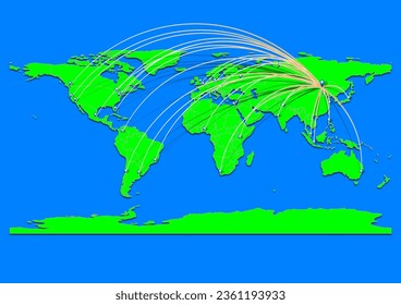 Choibalsan, Mongolei Karte - Concept map for Choibalsan, Mongolei auf Weltkarte. Geeignet für Exportkonzepte. Die Datei eignet sich für die digitale Bearbeitung und Drucke aller Größen.