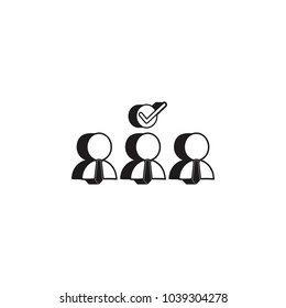 choice of candidate for work icon. Detailed icon of head hunting and employee icon. Premium quality graphic design. One of the collection icon for websites, web design, mobile app on white background