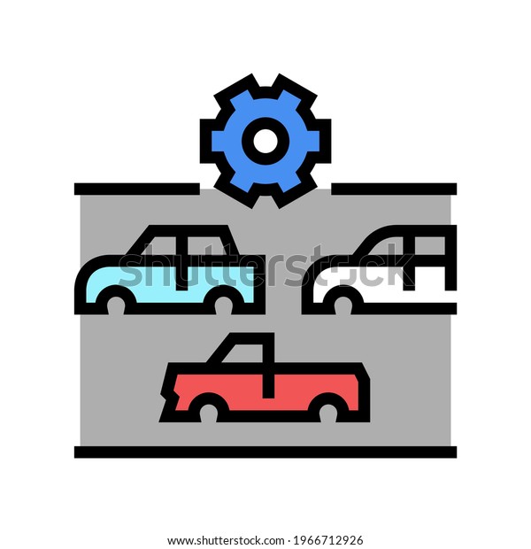 choice of car body type\
color icon vector. choice of car body type sign. isolated symbol\
illustration