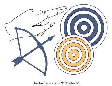 Choice concept. Difficult decision-making, success or failure. Two options dilemma, trying to choose one. Flat vector illustration