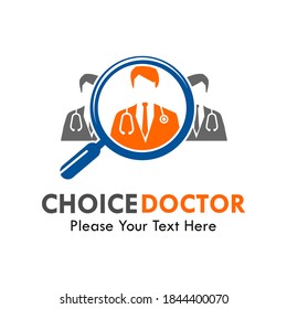 Choice doctor logo template illustration