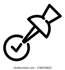 Choice Flat Icon Isolated On White Background