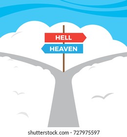 choice of heaven and hell at the crossroads