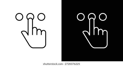 Icono de elección. Diseño de Vector minimalista. Trazo editable. EPS10