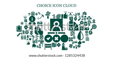 choice icon set. 93 filled choice icons. Simple modern icons about  - Tasks, Direction, List, Sign Post, Dice, Like, Split point, Finger, Balance, Crossroad, Browser window, Road sign