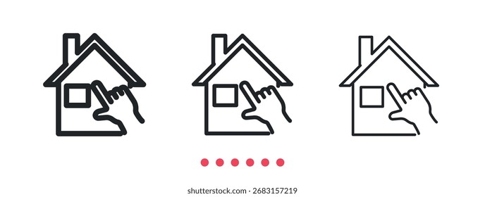 Choice icon. Thin line icon vector