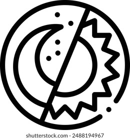 Auswahlsymbol. Dünnes lineares Design isoliert auf weißem Hintergrund