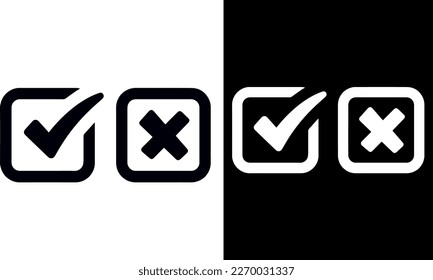 Choice Icon vector design black and white