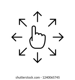 choice icon, vector illustration
