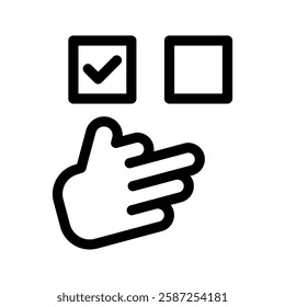 Choice Icon Vector Symbol Design Illustration
