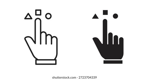 Iconos de elección colección de Vector para Diseños web. iconos planos