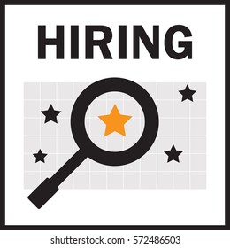 Choice of the person from the crowd for hiring vector