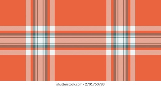 Choice seamless vector texture, 2026 plaid fabric textile. 20s tartan pattern check background in red and white colors palette.