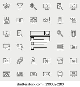 choice search engine icon. seo and online marketing icons universal set for web and mobile