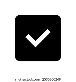 Símbolo de escolha no plano de fundo transparente