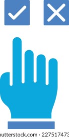 Icono de vector de elección. Se puede usar para imprimir, móviles y aplicaciones web.