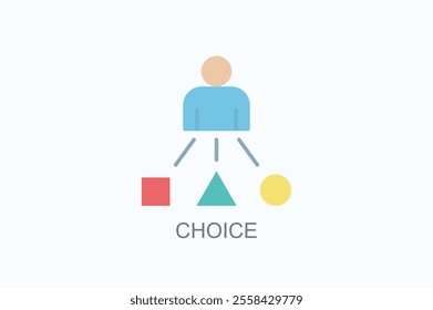 Choice Vector, Icon Or Logo Sign Symbol Illustration