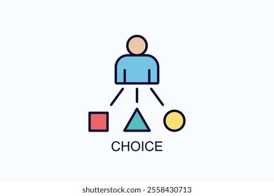Choice Vector, Icon Or Logo Sign Symbol Illustration