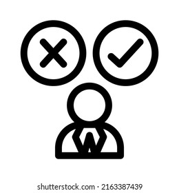 choices icon or logo isolated sign symbol vector illustration - high quality black style vector icons

