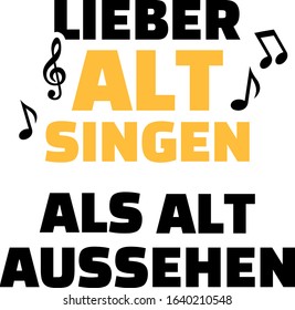 Choir alto slogan music german