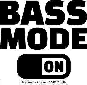 Choir bass icon mode on 