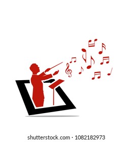 choir guide music logo