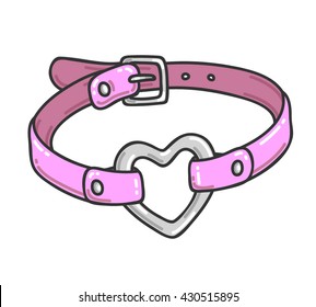 Choker. Vector illustration