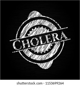 Cholera chalk emblem