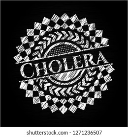 Cholera chalk emblem