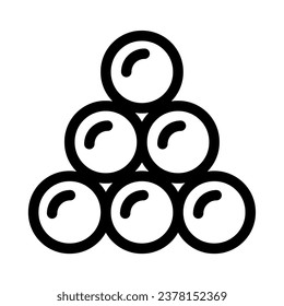 cholesterol free Balls pyramid  Icon