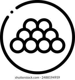 cholesterol icon. Thin Linear Style Design Isolated On White Background
