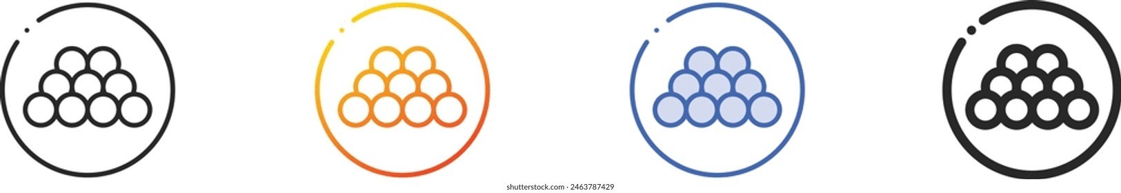 cholesterol icon.Thin Linear, Gradient, Blue Stroke and bold Style Design Isolated On White Background
