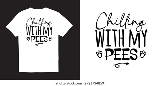 Cholling mit meinen Pissen glücklich Ostern T-Shirt Design | Frohe Ostern T-Shirt Design Idee | Ostern Designs Ostern Jagd Squad | Png - Kaninchen T-Shirt Design 