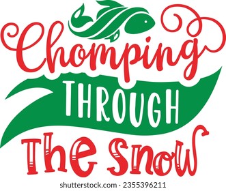 Schnee durchqueren - Weihnachtsdesign