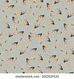 Chook Hen Chicken Corn Cluck Cluck Textile Seamless Pattern Fabric Kids clothing
