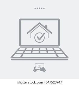 Choose the best home - Vector icon for computer website or application