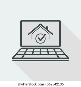 Choose the best home - Vector icon for computer website or application