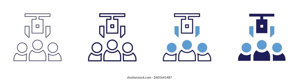 Choose icon in 4 different styles. Thin Line, Line, Bold Line, Duotone. Duotone style. Editable stroke.