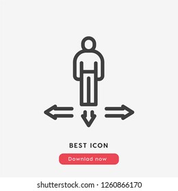 choose icon vector