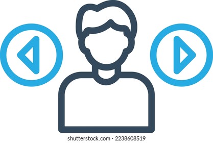 Choose player Vector Icon which is suitable for commercial work and easily modify or edit it