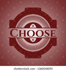 Choose red emblem. Retro