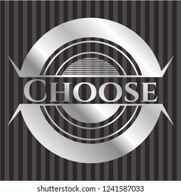 Choose silver shiny emblem