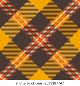 Escolha o vetor xadrez têxtil, tecido de fundo tartan de tartã de tartaruga. Padrão de verificação sem costura da textura da apresentação na paleta de cores claras e escuras.