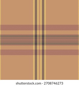 Choose vector background seamless, size textile pattern plaid. Good check texture tartan fabric in orange and red colors palette.
