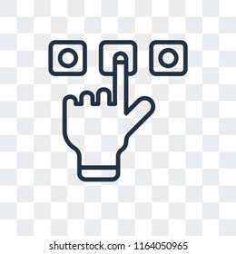 Choose vector icon isolated on transparent background, Choose logo concept