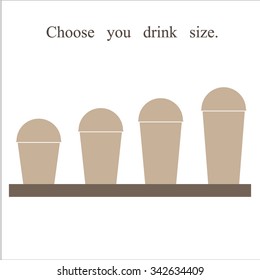 choose you drink size